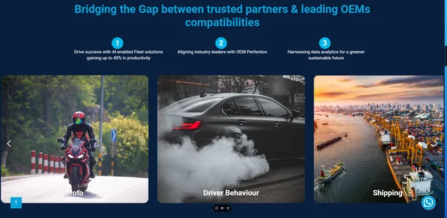 SecuFleet website homepage, a fleet security and vehicle tracking service.